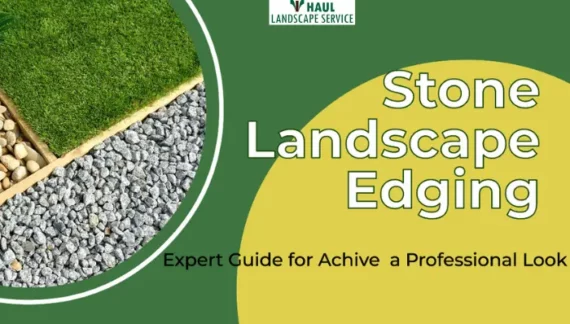 How to install stone landscape edging